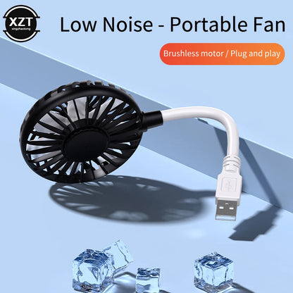 Portable USB Fan Mini Air Cooler Fan Summer Camping Office Table Fan Ventilator USB Cooling Fan