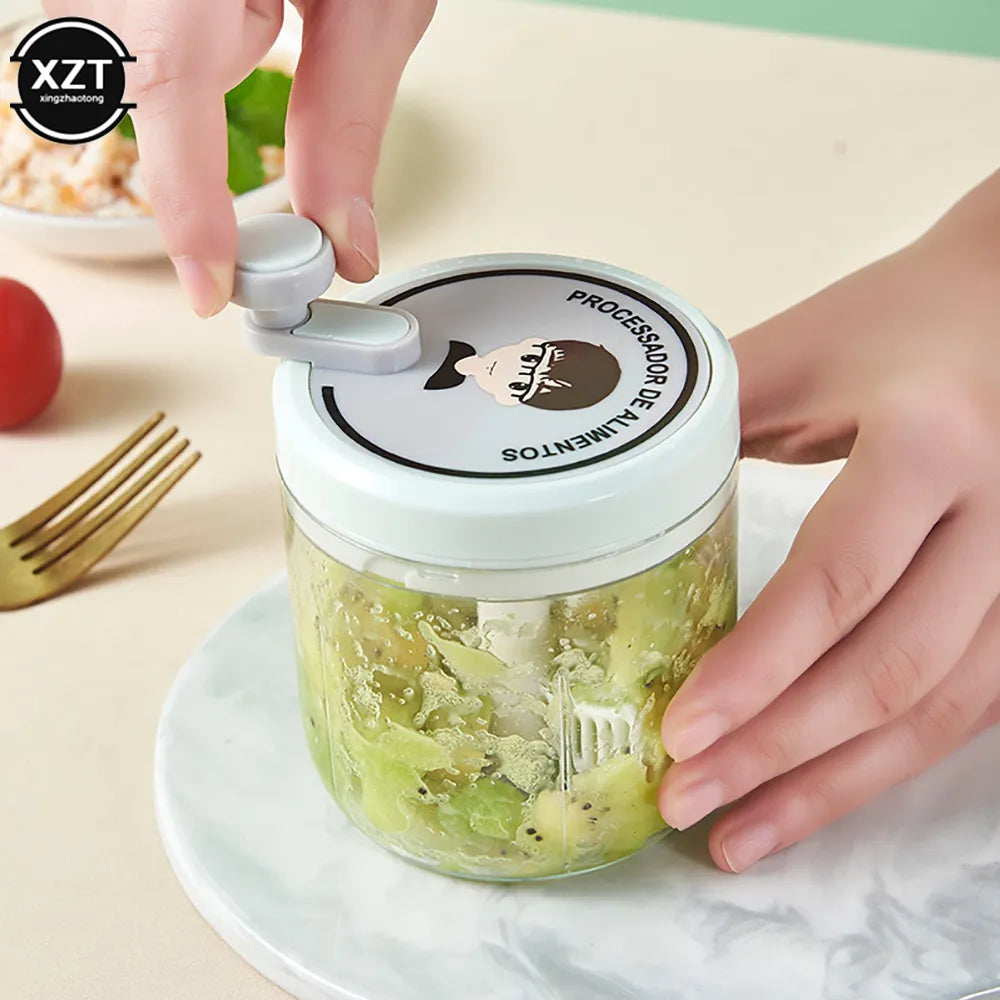 Multi-functional Garlic Ginger Onion Fruit Grinder Household and Baby Vegetables or Fruits Grinder